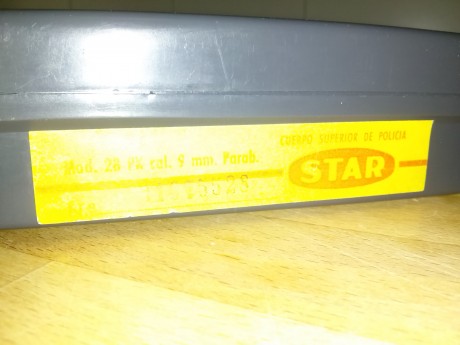 Vendo pistola Star 28PK en impresionante estado, en su caja original del Cuerpo Superior de Policía, con 00