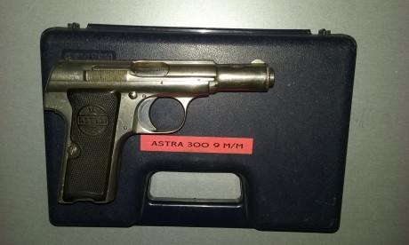 vendo astra purito 300 niquelada en calibre 9 corto ( 380 auto ) . en buen estado de conservacion y funcionando 00