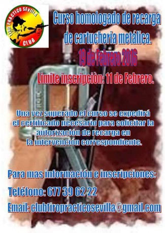 Hola compañeros:
Por medio de este hilo vamos a intentar estar informados de los cursos de recarga que 00