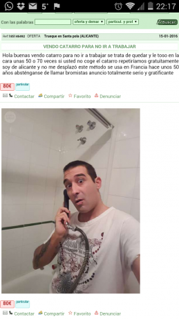 Uno pide por un Pietta niquelado con sus certificados, 2000 euros, jajaja.

Y el otro anuncio, no comete 150
