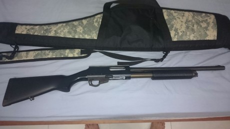 ]
He adquirido recientemente una escopeta franchi de corredera, muy similar a la q tengo en mi trabajo, 00