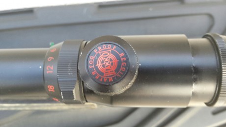 Un amigo se vende esta carabina con visor Hakko 6-24x50 y maletín tal como se ve en la foto, por 550€ 10