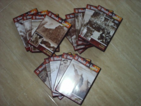 14 DVDs de la serie el mundo en Guerra. Avarca toda la guerra mundial en imagenes. En perfecto estado. 02