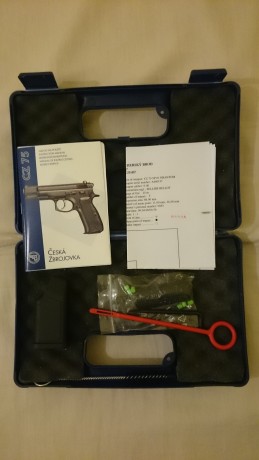 Buenas tardes. Vendo pistola de 9 mm parabellum CZ 75 SP 01 PHANTOM en perfectas condiciones y casi sin 00