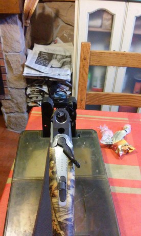 Vendo rifle combinado.Calibres 6'5x55 y 12/76...marca italiana Fair.
Con selector de disparo y preparado 01