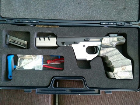 Buenos días

Vendo GSP Expert SB calibre 22lr, comprada en 2014 y con 6000 disparos aproximadamente. Está 00