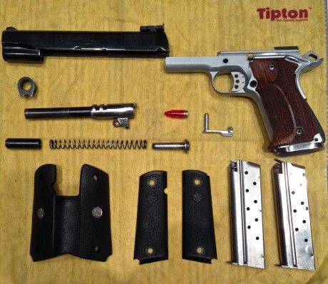 Vendo Colt 1911 9mms. Parabellum, bicolor MK IV serie 80 Government Model.
Precio 500 € o cambiaría por 12