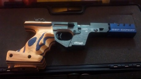 Vendo Walther GSP Expert calibre 22 azul talla M guiada en Abril del 2015 por 1.200€ esta impecable la 02