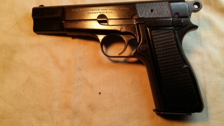 Vendo Pistola inutilizada FN de mi coleccion  inutilizada por fresado en recamara y en libro de coleccionista 00