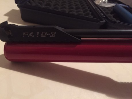 Un compañero de club me encarga que le anuncie la venta de una pistola TESRO PA10-2 Junior cacha S el 00