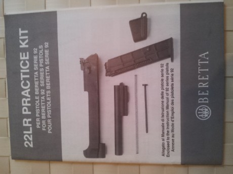 Hola vendo Kit-22 para Beretta 92FS, usado dos veces. Con Manual, maletin y dos cargadores.

Precio 290 00