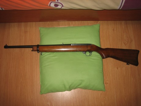 Hola.  Vendo carabina Ruger 44mag. semiautomático, modelo sin cargador, se alimente por abajo 4+1. y tiene 01