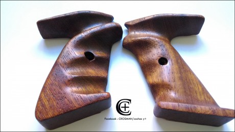 Vendo cachas para pistolas Crosman todos los modelos(22xx-13xx) fabricadas en varios tipos de madera y 02