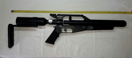 Vendo AirForce Pistol cal. 6,35 con los siguientes complementos:

- E-Tac modificado para botella pequeña.
- 00