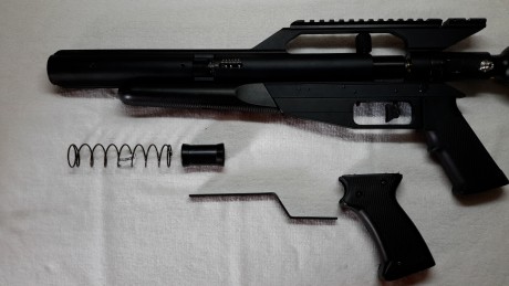 Vendo AirForce Pistol cal. 6,35 con los siguientes complementos:

- E-Tac modificado para botella pequeña.
- 22