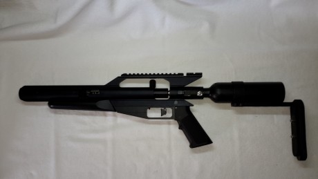 Vendo AirForce Pistol cal. 6,35 con los siguientes complementos:

- E-Tac modificado para botella pequeña.
- 20