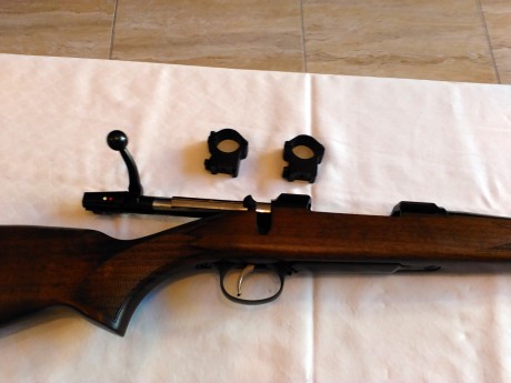 Se vende rifle de cerrojo CZ 550 en calibre 308,impecable ,gatillo al pelo,anillas 1"pulgada ,
esta 00