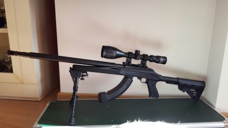 Ruger 10/22 Cargador TANDEM 25RD 22LR BX-25X2, Miratelescopica Nikko Stirling Mountmaster 4-12x50 Mil-Dot 00