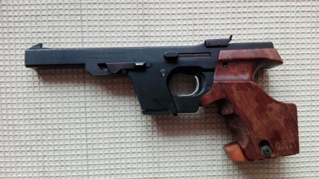 Vendo Walther  GSP cal. 22 con empuñadura anatómica marca Rink talla M ( referencia  GSP 76 MR80d) en 01