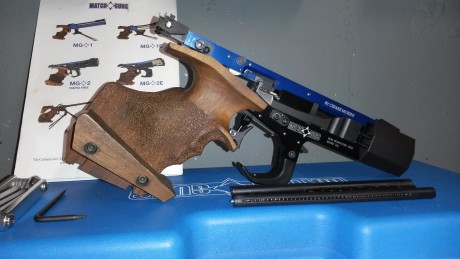 Pues lo dicho, vendo esta pistola de competicion standar y velocidad.
Su estado es muy bueno, tanto estetico 12