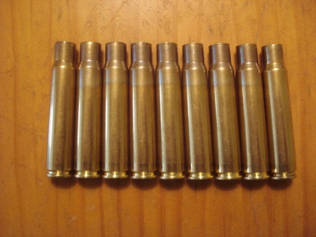 Vendo vainas DAG by RWS del calibre 8X57 JS con un solo tiro, el cuello lleva tratamiento térmico, lo 02