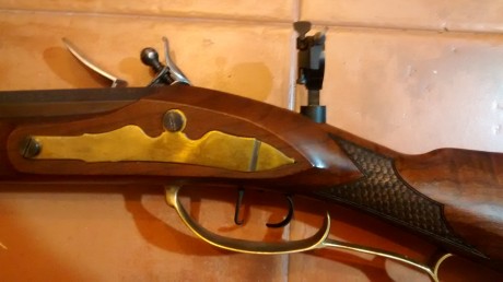 Vendo fusíl de chispa Pedersoli8 modelo JÄger Target.
Calibre .54
Lo entrego con baqueta, embudo y correa.
Está 10