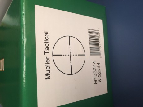 Vendo visor Mueller 8 -32X44 MD, tubo de 30mm. 
Características:
-Ópticas completamente multi-revestidas
-Retícula 00