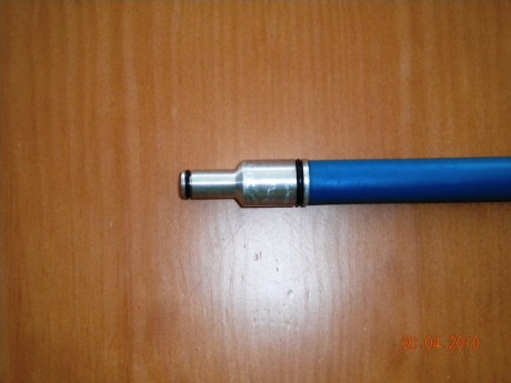 Mirar q guia mas chula me he hecho con un tubo de PVC, dos juntas toricas y una varilla de aluminio de 00