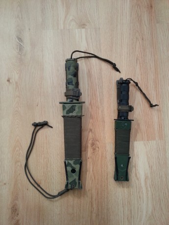 Vendo lote cuchillos Aitor Jungle King I y II, están poco usados pero en muy buen estado, se venden tal 00