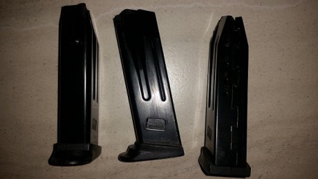 Vendo cargador pistola Heckler & Koch modelo USP COMPACT, de 10 cartuchos del 9 mm parabellum,  son 00