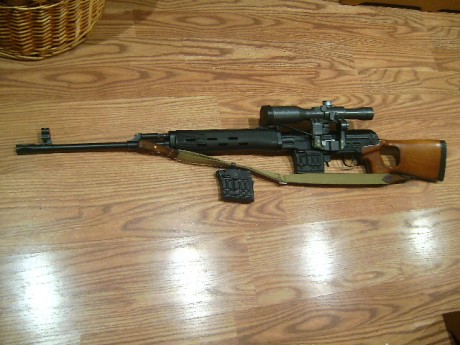 Hola vendo por no usar Izmash Tiger del calibre 7,62x54r ,visor ruso de 8 aumentos tipo sniper y centrado 01