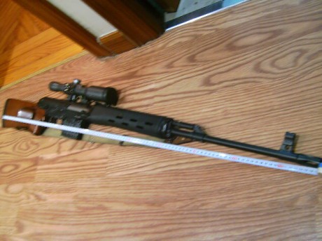 Hola vendo por no usar Izmash Tiger del calibre 7,62x54r ,visor ruso de 8 aumentos tipo sniper y centrado 31