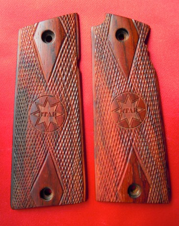 Vendo cachas para pistolas Star, tipo A - B, y sus variantes AS, BS. También para Llama, variantes y clones 00