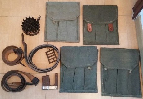 Hola.
Vendo algunas cosas sueltas de militaria.
2 correas para G3/Cetme; una nueva (VENDIDA) y la otra 02
