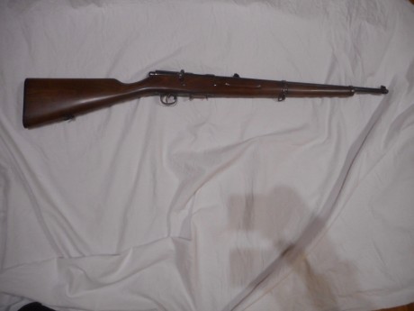 Carabina ignacio zubillaga, calibre 9 largo por 160 euros. buena precisión, es una rareza, existen muchas 02