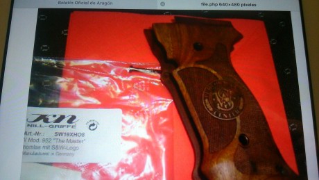 Hola a tod@s,compraría cachas nill para una pistola sw 952-2,saludos,llamar al tf 620131138 edito :si 00