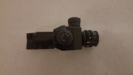 Se vende Diopter Anschutz 7020 + Iris Centra

El Diopter se ha usado en carabina del .22 lr y  está en 01
