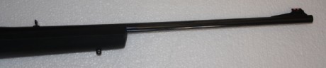 Rifle Santa Barbara mejorado,   calibre 8x57  ,   culata Hogue   de fibra con pilares de aluminio.   Disparador 01