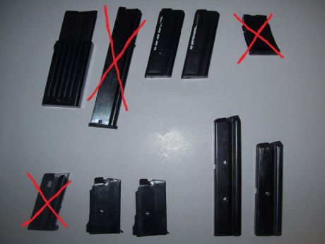 Hola a todos
vendo varios cargadores usados y en buen estado para varias carabinas del calibre 22 Lr y 90