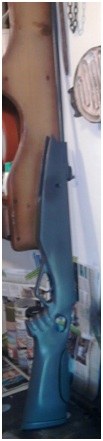 Esta es la customización de una Gamo Mod. 600. Me llevo varios meses de trabajo, pero, al fin terminé.
Tened 50