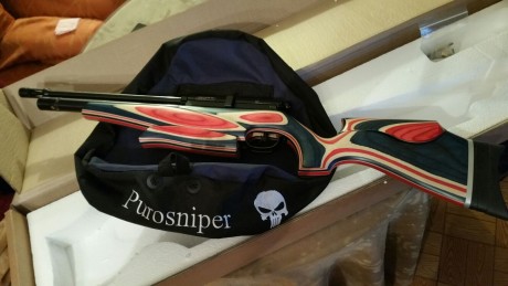 Buenas compañeros.  
Queria compartir con vosotros mi nueva adquisición.
De manos de El Perromalo airguns, 12