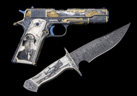 Revolver S&W Russian turco, damasquinado en plata a finales del s XIX

Espléndido trabajo. 110