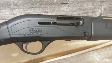 Se vende hatsan escort magnum semiautomatica cal.12 solo estrenada. La escopeta se compro para caza mayor, 02
