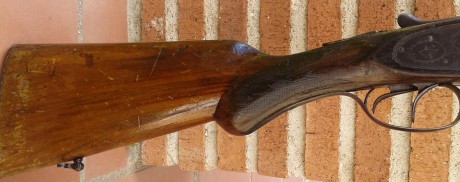 Esta es la restauración que le he hecho a una escopeta que me han regalado.
Por la informacion que me 00
