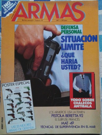 Vendo los siguientes números de las revistas "ARMAS" y "ARMAS Y MUNICIONES".

  ARMAS 60