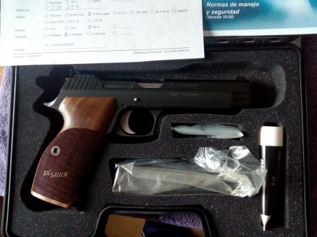 Vendo una Sig Sauer Legend Target de 5" guiada hace 6 meses y con 200 disparos.
De este arma esta 31