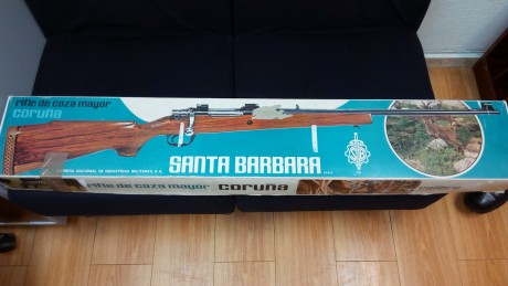 Vendo caja de rifle santa barbara original en buen estado , esta en Toledo-Madrid  120€ 02