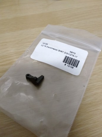 Vendo desconector cz75 short reset para cz75 sp-01 shadow, elimina el recorrido muerto disparador en simple 10