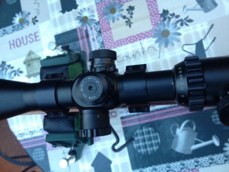 en pcp, tiene 3 meses, aunque solo a
estado en uso solo un mes, reticula iluminada half milldot . Made 01