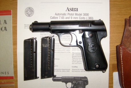  

Buenas noches.

Pongo a la venta una pistola Astra 3000, pavonada y de la primera tirada (marcaje Q, 00